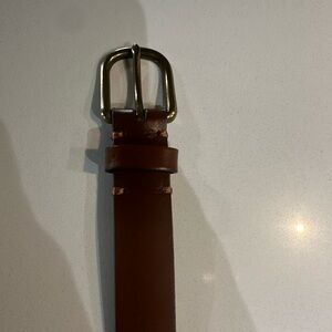 Boys Brown Leather Belt